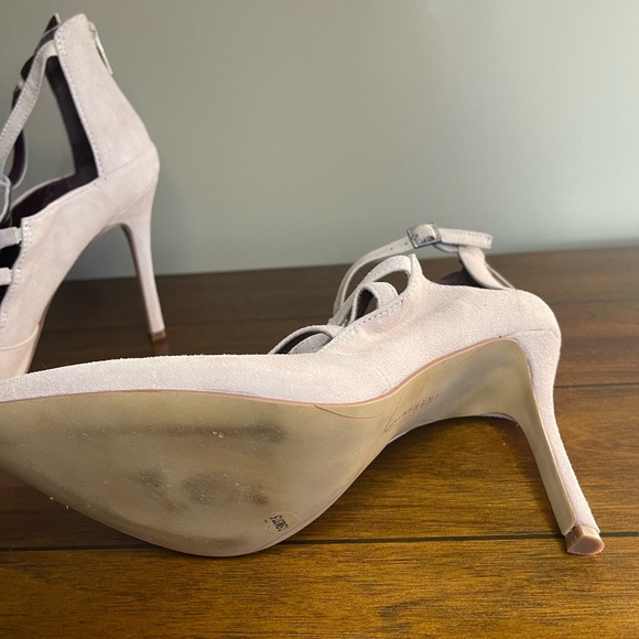 BCBGeneration Beige Suede Heels - Picture 6 of 10